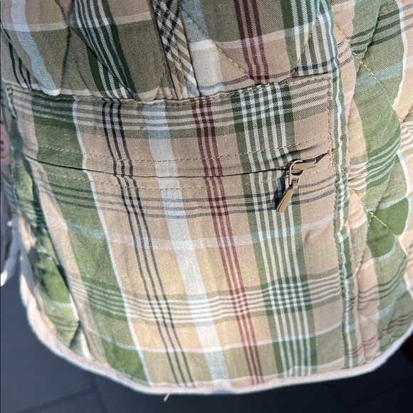 L.L.Bean Barn Quilted Jacket Tan Brown XL - Picture 5 of 6
